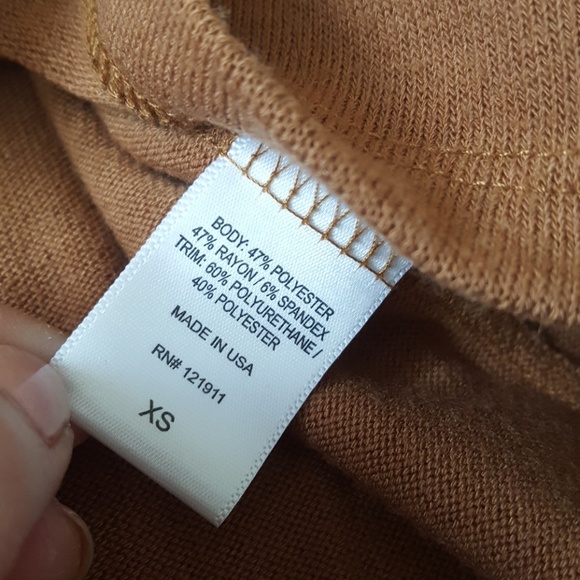 LNA Mustard Crop Top - Picture 7 of 8